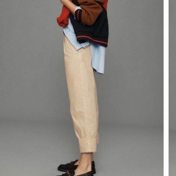 Anthropologie High Cuff Chino Pants 8 - Picture 2 of 8